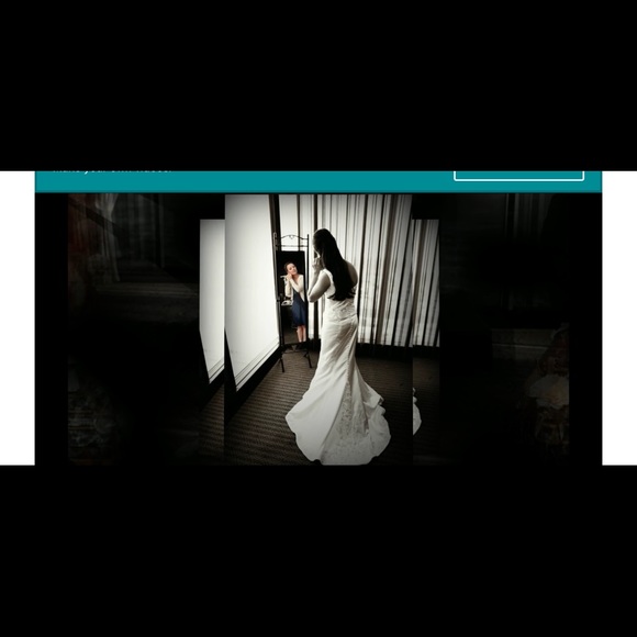 Bliss by Monique Lhuillier Trumpet dress - Picture 4 of 4